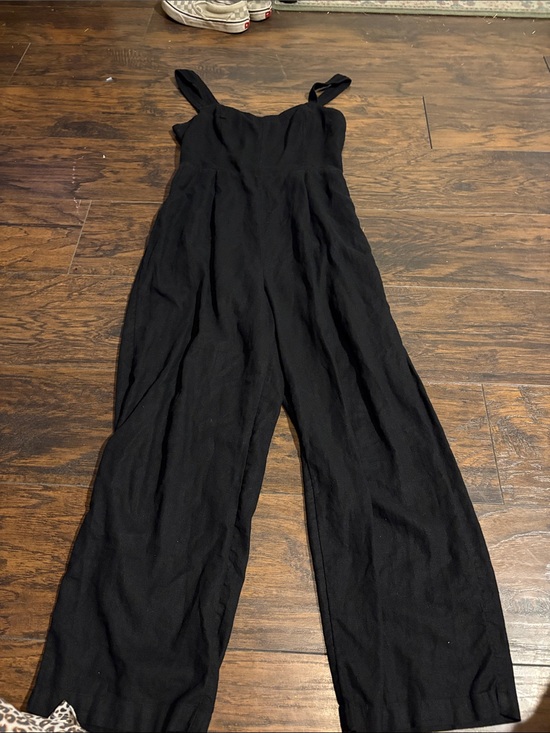Old Navy Pants - Old Navy Black Wide-Leg Jumpsuit with Straps